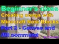 Minecraft Note Block tutorial series - part 2