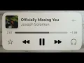 Joseph Solomon - Officially Missing You