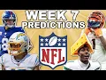 NFL Week 7 Predictions 2022
