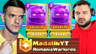 M-am CERTAT cu MADALIN la 1v1 pe Clash Royale..