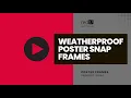 Weatherproof Poster Snap Frames v2 - product by red17