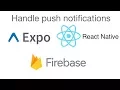 React Native - handle push notifications using Expo