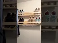 Shoe storage with a simple DIY