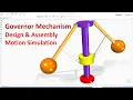 Solid Edge Assembly Motion Animation Design Animation Governor Mechanism