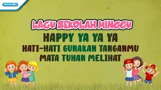 Download Lagu Sekolah Minggu - Happy Ya Ya Ya (medley) - Talenta singers (with Lyric) MP3