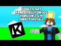 How to get Krnl Executor iOS Direct Install