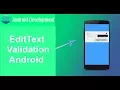 How to set the Error Message on Edit Text if it is Empty easy way for beginners YouTube