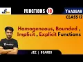 Functions 10 Homogeneous Bounded Implicit Explicit Functions Yaadgar Series Aman Malik