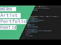 CRUD Tutorial using the MERN Stack - Portfolio Website