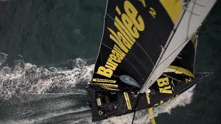 Bureau Vallee Dismasted, Gabart leads Race, second Low Pressure Front Hits Fleet. More Drama to come