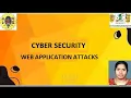 WEB APPLICATION ATTACK CYBER SECURITY SNS INSTITUTIONS