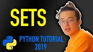 14 - how to use sets in python Python tutorial for beginners 2019