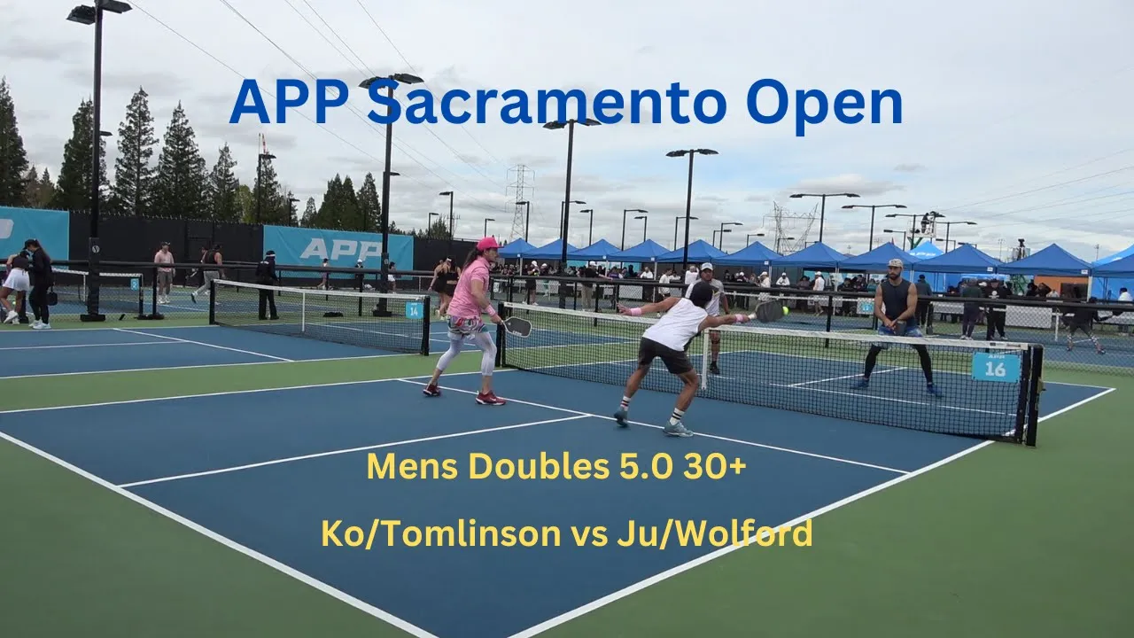 APP Sacramento Open: Mens Doubles 5.0 30+ Ko/Tomlinson vs Ju/Wolford