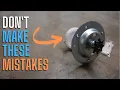 DON T MAKE THESE MISTAKES - Garage Door Gear Sprocket Replacement