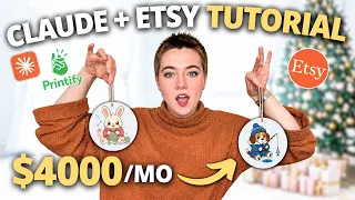 Make Your First Q4 Bestseller With Claude Printify Print on Demand Beginner Tutorial