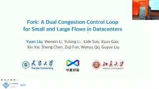 EUROSYS 25 Fork A Dual Congestion Control Loop for Small and Large Flows in Datacenters
