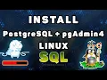 Installing PostgreSQL and pgAdmin4 on Linux Ubuntu