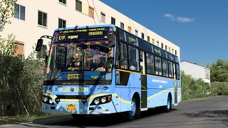 brand new tnstc kms rebody bus an concept ashok leyland bs6 rash aggressive driving