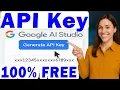 How to Create API Key in Google AI Studio Quick Easy