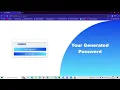 Password Generator Application Django Python Framework