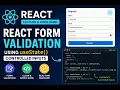 React Lecture 11 react Form validation using controlled inputs explained