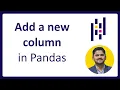 16 How to add a new column to Pandas DataFrame Complete Python Pandas Tutorial Amit Thinks