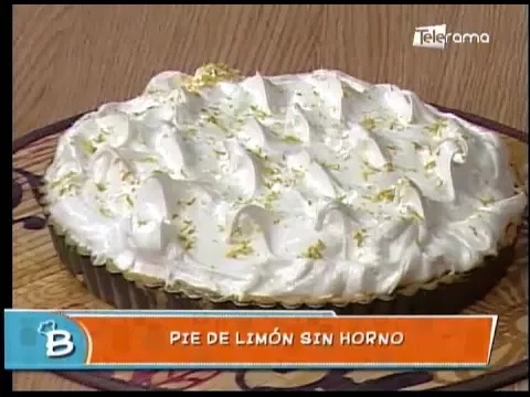 Pie de limón sin horno