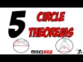Proving Circle Theorems 5 Proofs in 10 minutes