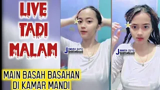 abg imut live basa basahan dikamar mandi
