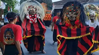 Kirab Keliling Kampung Barongan Laskar Mudho Ngireng Anak Sunat 