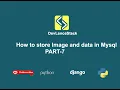 Insert Image in database using and tutorials for beginner