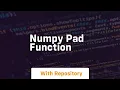 numpy pad function