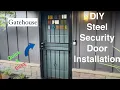 DIY How to Install a Steel Security Door Quick and Easy Installation Tutorial Gatehouse Brand