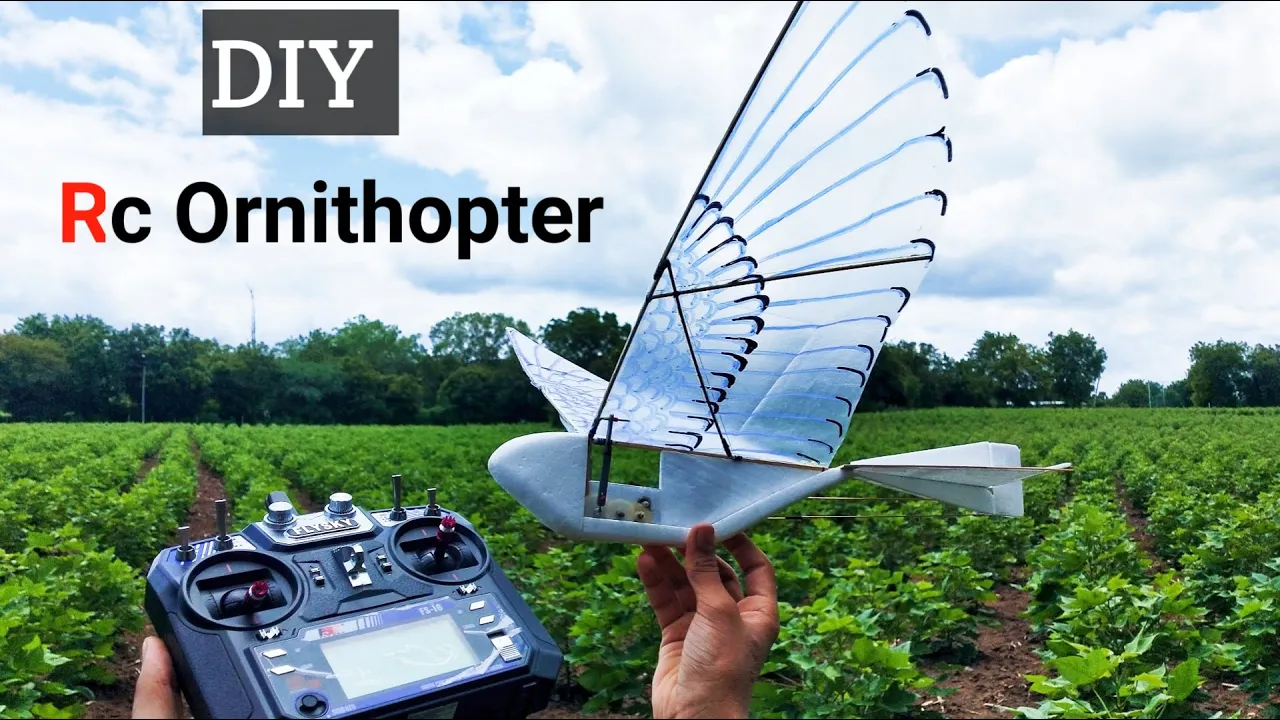 Make a rc ornithopter #ornithopter #DIY
