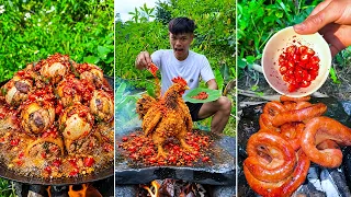 Best real food ever! | Baked Candy, Crispy Fried Whole Chicken | TikTok Funny Videos