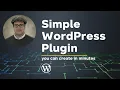 Simple Hello World Plugin for WordPress