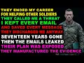My discharge was weaponized against me unfairly leaked emails proved I was specifically targeted org