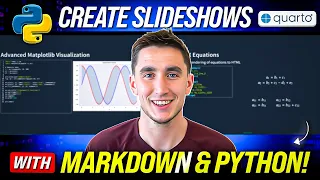 Create slideshows with Markdown Python Code Quarto Tutorial