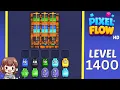 Pixel Flow Level 1400 Solution Walkthrough