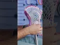 laying down the bottom string