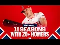 Mike Trout has 20 home runs in an MLB season for the ELEVENTH time in his career MLB Highlights