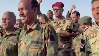 الشاعر والفنان القامه كمال عمر حجاج اهداء لقوات الاورطه الشرقيه السودانيه اورطه البتفك الورطه 