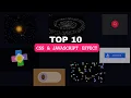 Top 10 Amazing HTML CSS JavaScript Effects Creative UI Animations for Websites