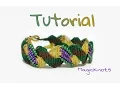 Macrame Zig Zag Beaded Bracelet DIY