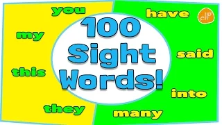 100 sight words collection for children dolch top 100 words by elf learning