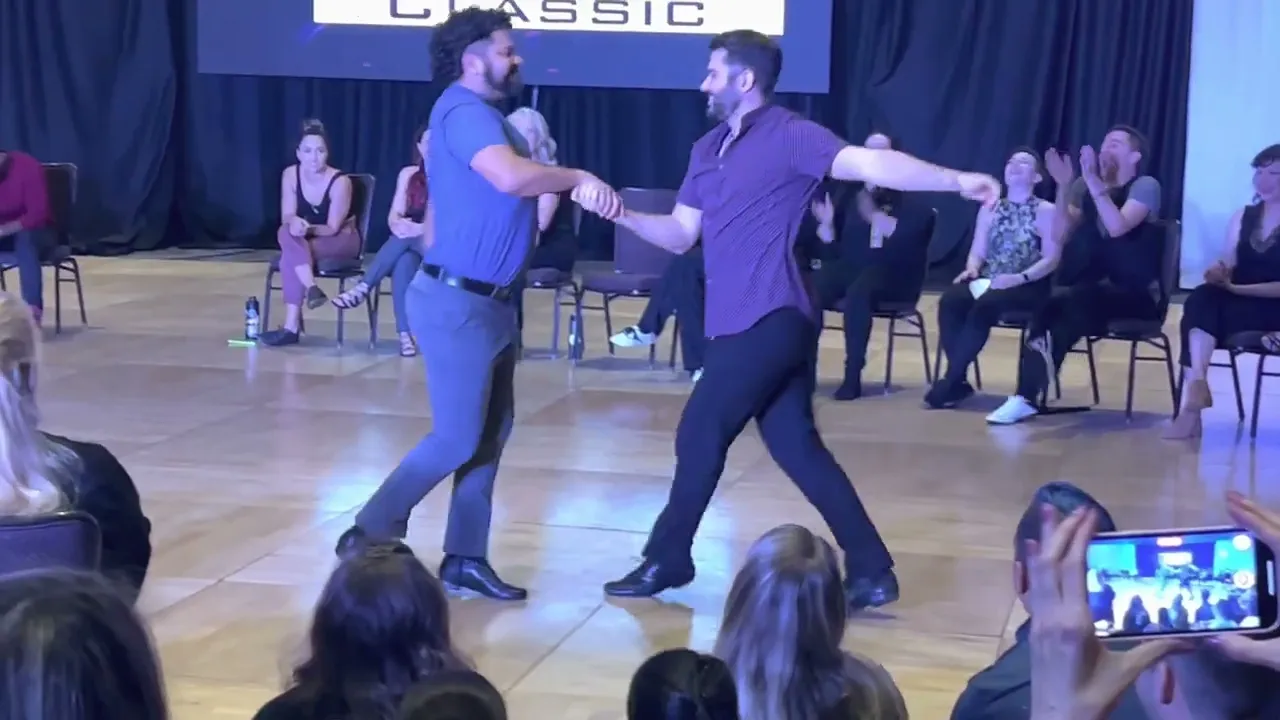 Improv West Coast Swing - Ben Morris & Derek Leyva - Atlanta Swing Classic 2022 Pro Jack & Jill