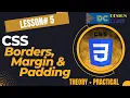 Borders Margin Padding in CSS Lesson 5 Web Designing Lecture 5