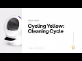 Cycling Yellow Light Cleaning Cycle Litter-Robot 4