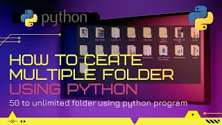 how to create multiple folders using python python program to make multiple folders