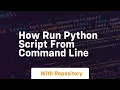 how run python script from command line